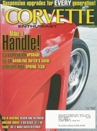 CORVETTE ENTHUSIAST 2004 MAR - SUSPENSION SPECIAL, 60 LeMANS RACER